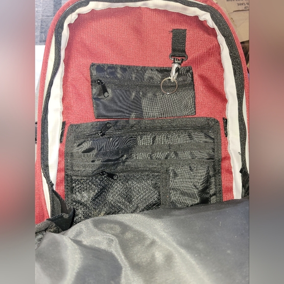 Red and Gray Backpack - Picture 3 of 6